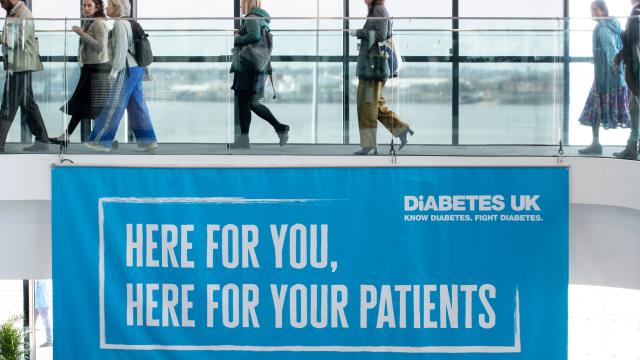 Banner at Diabetes UK Professionals conference