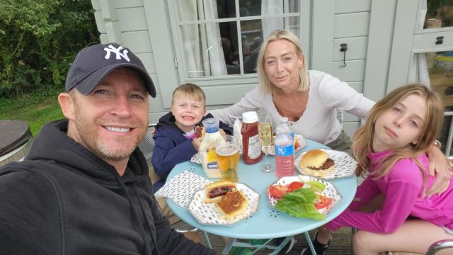 Jay James and family