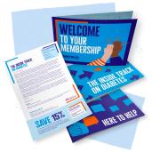 Picture of welcome pack including letter