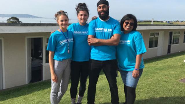 Become a volunteer on a type 1 diabetes family event