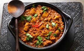 Chicken and lentil curry 