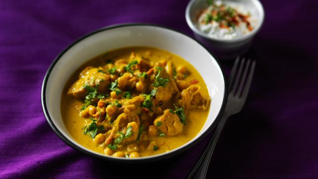 Turkey and chickpea curry